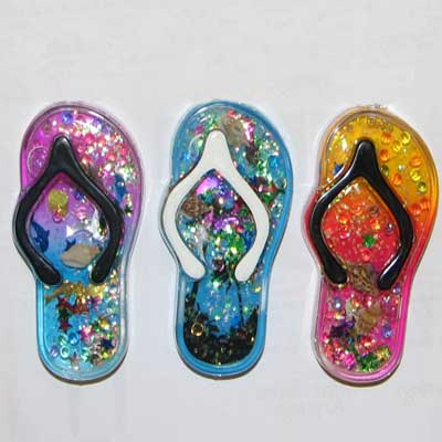 Magnet Sandal Shell Glitter